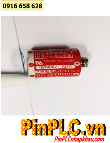 Maxell ER3SR, Pin nuôi nguồn PLC Maxell ER3SR 790mAh 3.6v Lithium Thionyl Chloride chính hãng